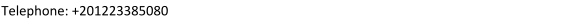 Telephone: +201223385080